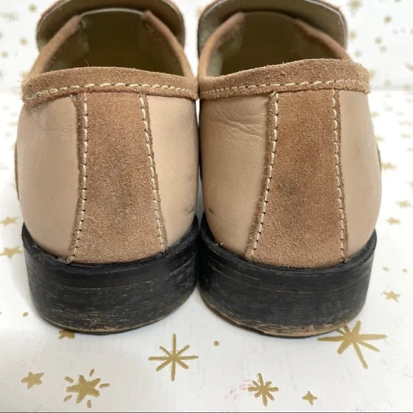 Free People | Brady Blush Pink Leather Suede Loafers Ankle Boots Size 38 - Picture 10 of 15